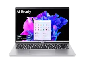 acer Swift Go 14 Intel Evo Thin & Light Laptop | 14" 1920 x 1200 Touch Display | Unlock AI Experiences | Intel Core Ultra 7 Processor 155H | Intel ARC | 16GB LPDDR5X | 512GB SSD | SFG14-72T-718K