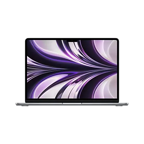 Apple 2022 MacBook Air Laptop with M2 chip: 13.6-inch Liquid Retina Display, 8GB RAM, 256GB SSD Storage, Backlit Keyboard, 1080p FaceTime HD Camera. Works with iPhone and iPad; Space Gray