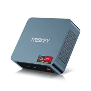 TRIGKEY S5 AMD Ryzen 7 Mini PC, 5800H (8C16T, Up to 4.4 GHz),MAX 57W 19V3A Micro Computer, 16GB DDR4 3200MHz| 500GB PCIE3.0 NVME SSD, Small PC 4K Triple Displays, WiFi 6+BT5.2, DP, HDMI, USB3.2