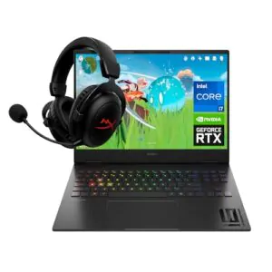 HP OMEN Transcend 16 inch Laptop, WQXGA 240Hz Display, 7ms Response Time, 13th Generation Intel i7-13700HX, 16 GB RAM, 512 GB SSD, NVIDIA GeForce RTX 4070 GPU (8 GB), 16-u0020nr (2023), Shadow Black