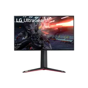 LG 27GN950-B UltraGear Gaming Monitor 27” UHD (3840 x 2160) Nano IPS Display, 1ms Response Time, 144Hz Refresh Rate, G-SYNC Compatibility, AMD FreeSync Premium Pro, Tilt/Height/Pivot Adjustable Stand